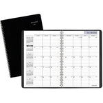 2026 AT-A-GLANCE DayMinder 8" x 12" Monthly Planner, Faux Leather Cover, Black (G470-00-26)