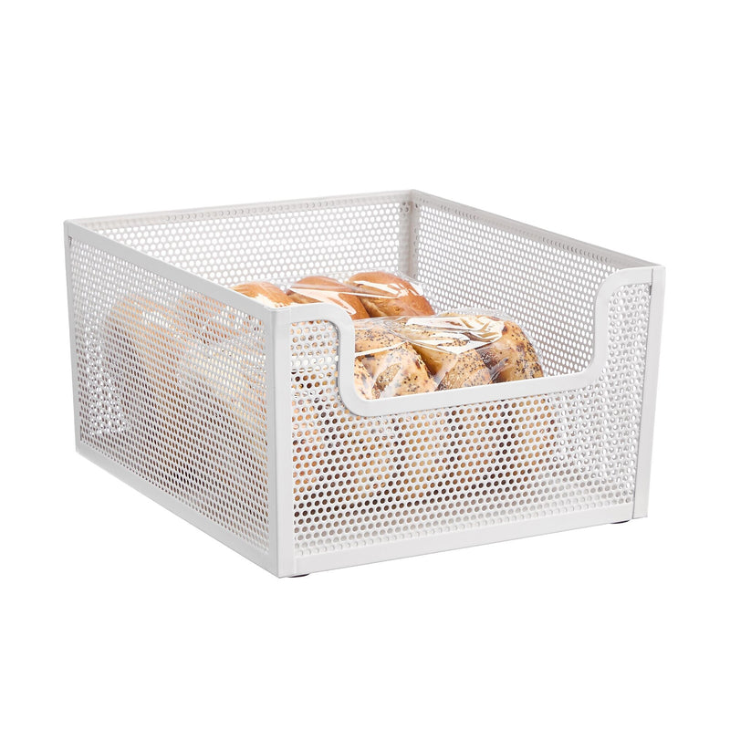mDesign Steel Organizer, Matte White (26092)