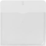 JAM Paper Premium Plastic Document File, Letter, Clear, 3/Pack (218V1CLX3)