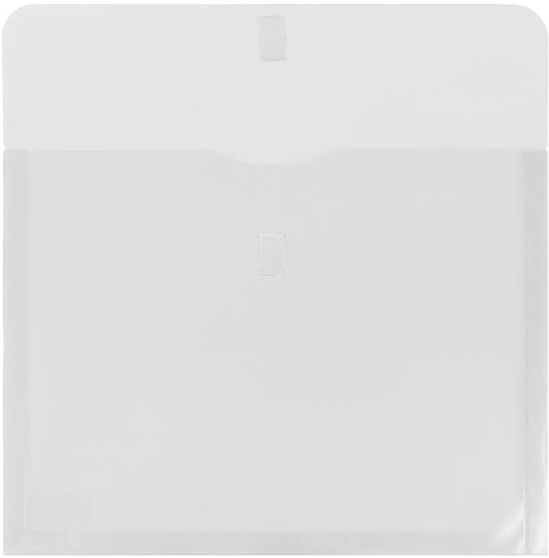 JAM Paper Premium Plastic Document File, Letter, Clear, 3/Pack (218V1CLX3)