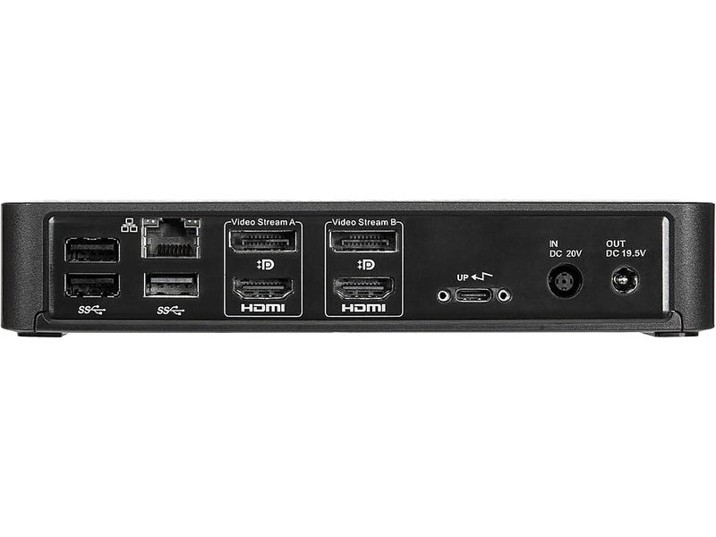 Targus Universal DV4K Docking Station with 100W Power Delivery for Laptop (DOCK182USZ)
