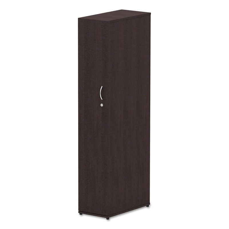 Alera® Valencia Series Wardrobe, 11 7/8w x 22 7/8d x 65h, Espresso