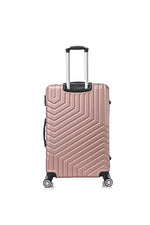 TUCCI 3-Piece Hardside Spinner Carry-On Luggage Set, TSA Checkpoint Friendly, Rose Gold (S0567-03PC-RGD)
