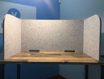 Versare SoundSorb Foldable Fabric Freestanding Privacy Panel, 18"H x 24"W, Dark Gray (DS7826125-1)