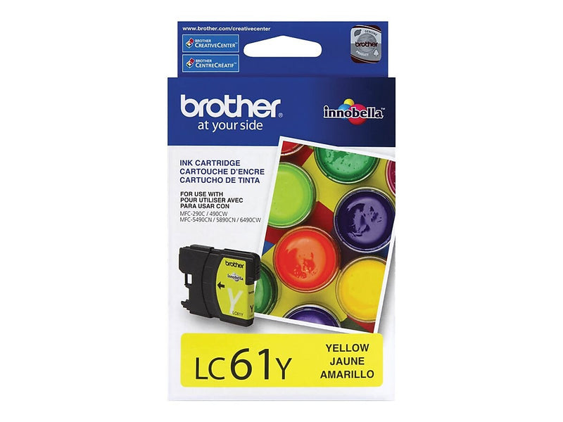 Brother LC61YS Yellow Standard Yield Ink  Cartridge