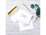 Avery Easy Peel Laser/Inkjet Address Labels, 1" x 2 5/8", White with Metallic Gold Borders, 300 Labels/Pack (6540)