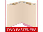 Medical Arts Press Reinforced End Tab File Folder, Straight-Cut, Letter Size, Manila/Violet, 50/Box (S-09473-PRP)