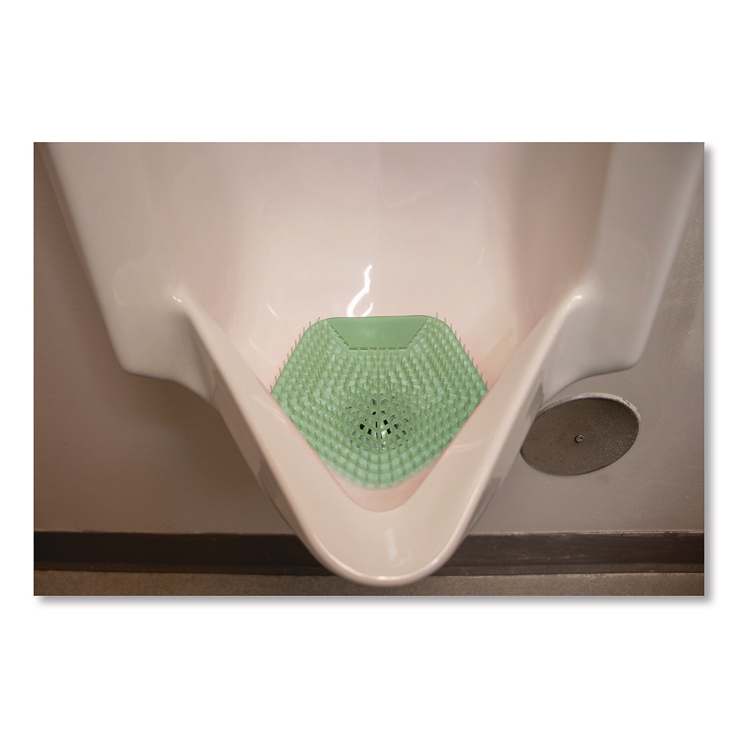 Boardwalk Anti-Splash Urinal Screen, Cucumber Twist Scent, Green, 10/Box (WCBX-P-010I010I-02-AAS80-)