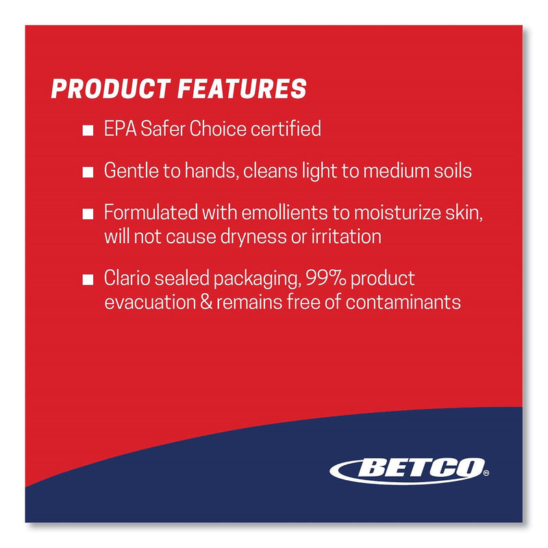 Betco Green Earth Foaming Hand Soap Refill, Fresh Meadow, 1,000 mL Refill, 6/Carton (BET7812900)
