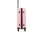 DUKAP Discovery 24" Hardside Suitcase, 4-Wheeled Spinner, TSA Checkpoint Friendly, Pink (DKDIS00M-PNK)
