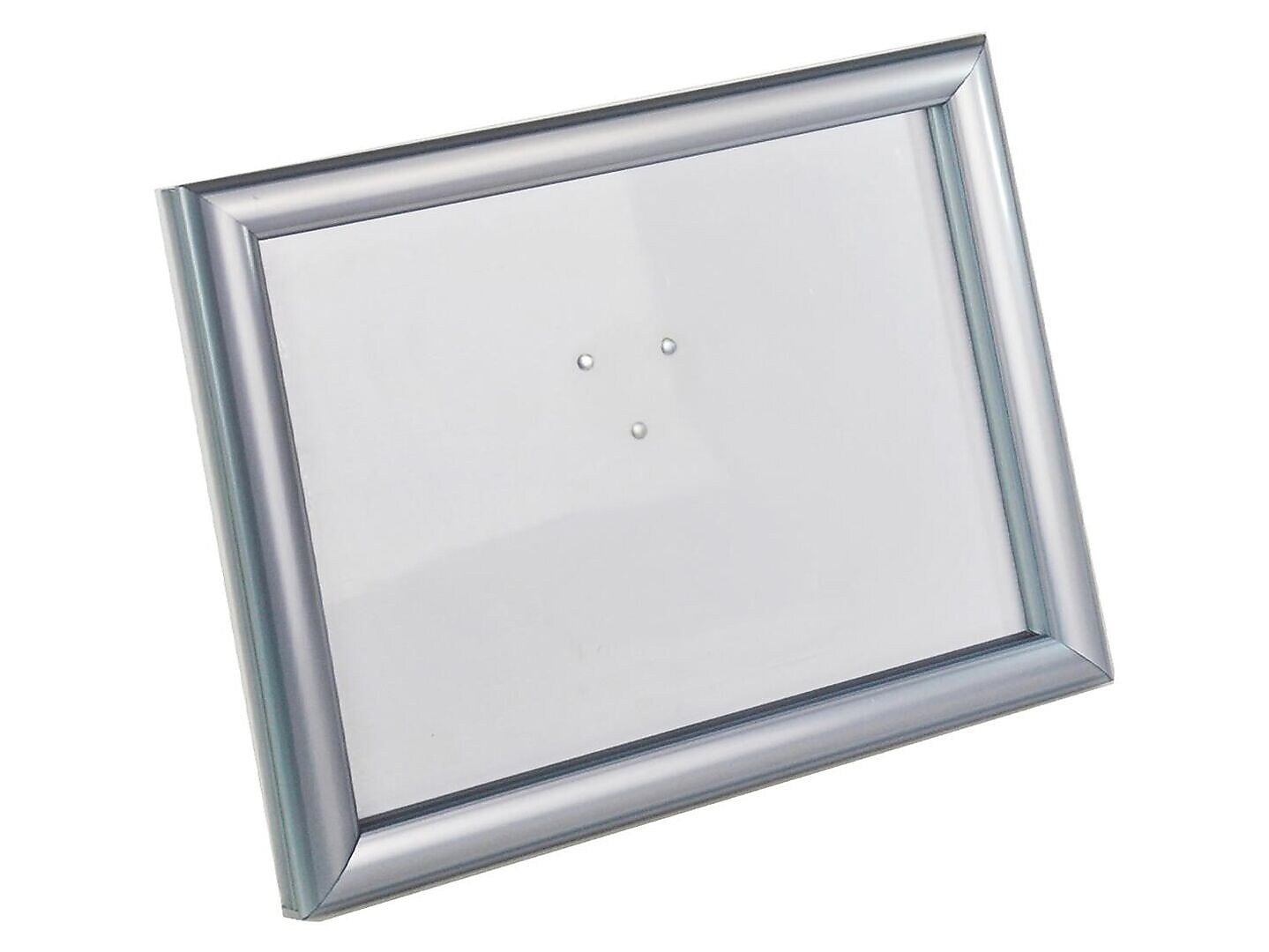 Azar Sign Holder, 8.5" x 11", Table Top, Silver, Plastic, 4/Pack (300332-SLV-4PK)
