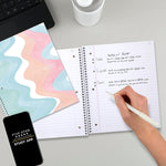 Five Star Brushy Moves 1-Subject Notebooks, 8.5" x 11", Wide-Ruled, 80 Sheets, Assorted Colors, 2/Pack (930060)