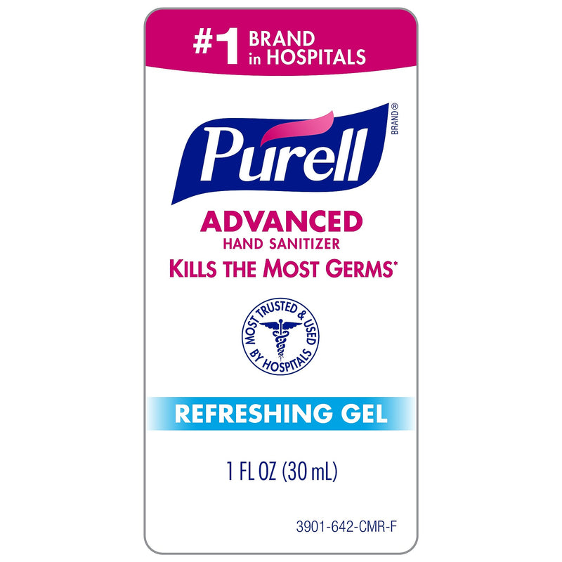 PURELL Advanced Gel Hand Sanitizer, Clean Scent, 1 oz., 36/Carton (3901-36-BWL)