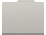 Medical Arts Press Pressboard Classification Folder, 1 Divider, 2" Expansion, Letter Size, Gray, 10/Box (DV-T42-14-3GRY)
