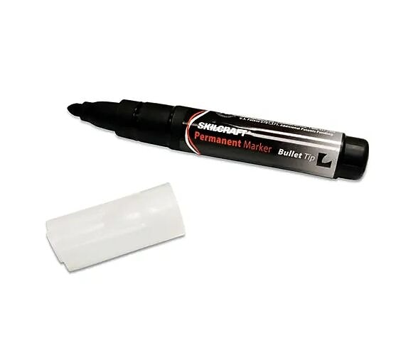 AbilityOne MARKER PERM BULLET BLACK