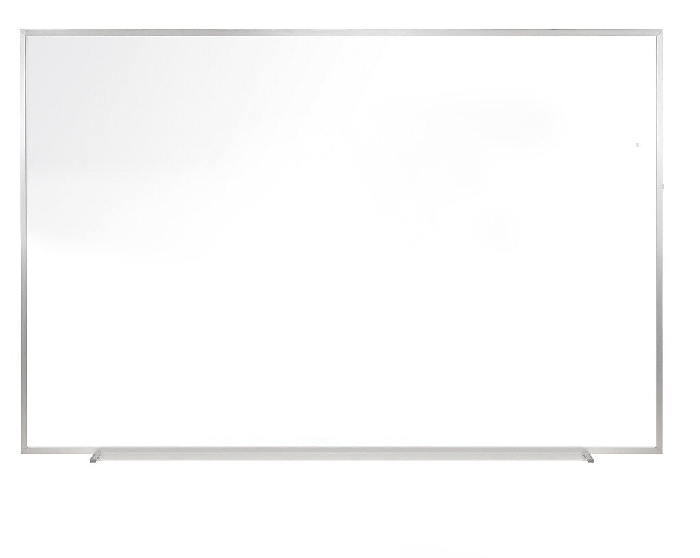 Ghent M1 Magnetic Porcelain Dry-Erase Whiteboard, Aluminum Frame, 4'H x 7' 4"W (M1-47-4)