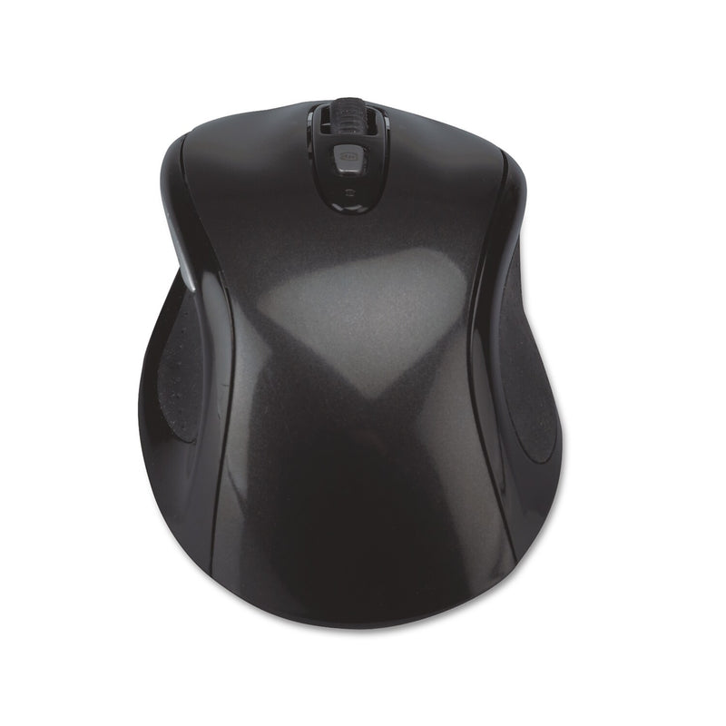 Innovera Wireless Ambidextrous Optical USB Mouse, Gray/Black (IVR61025)