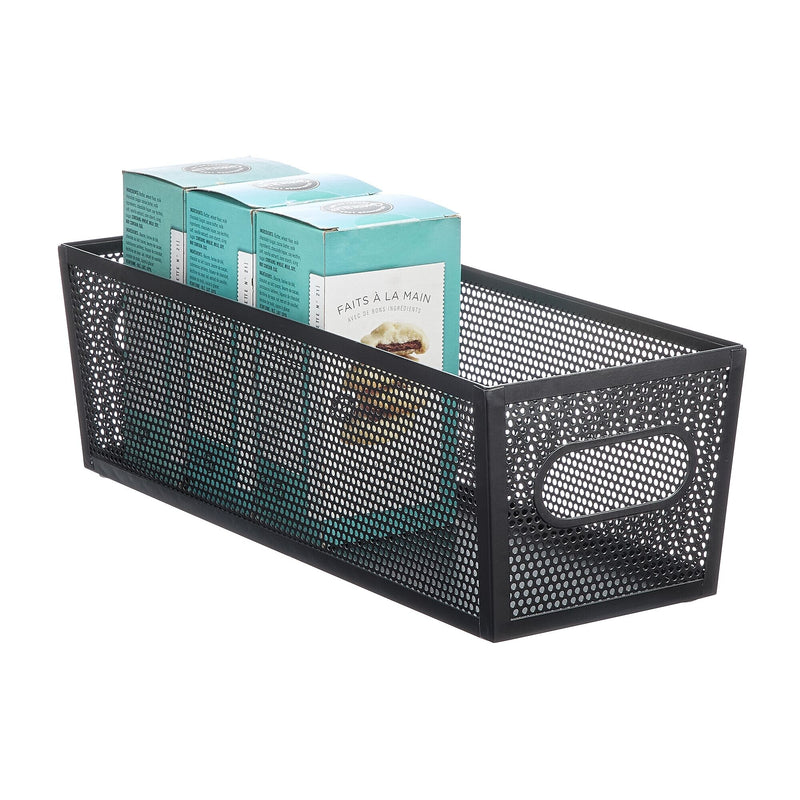 mDesign Steel Organizer, Matte Black (25991)