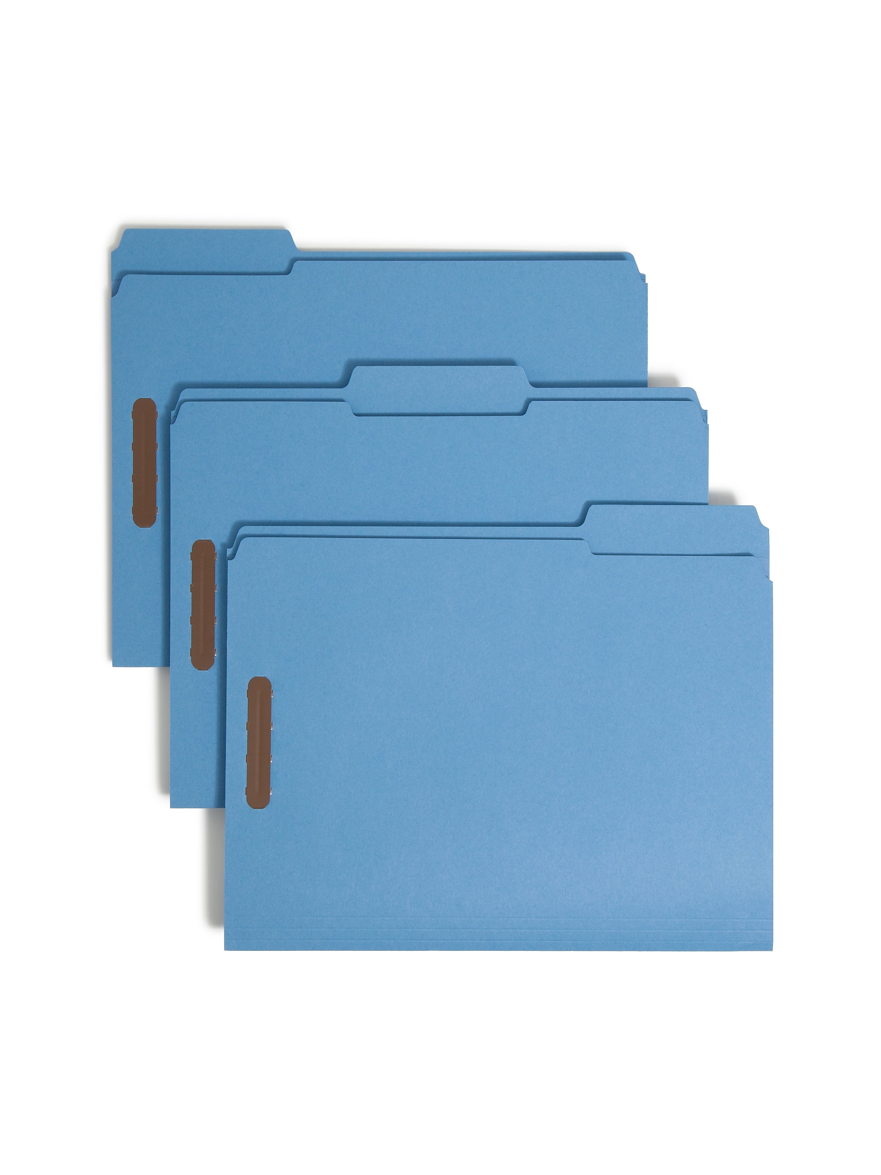 Smead Recycled Reinforced Classification Folder, 3/4" Expansion, Letter Size, Blue, 50/Box (12040)