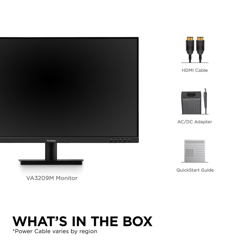 ViewSonic 32" 75Hz LED Monitor, Black (VA3209M)