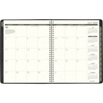 2025-2026 AT-A-GLANCE Recycled 8.25" x 11" Academic Weekly & Monthly Appointment Book, Faux Leather Cover, Black (70-957G-05-26)