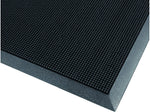 NoTrax Rubber Brush Scraper Mat, 31.5" x 23.6", Black (345S2432BL)