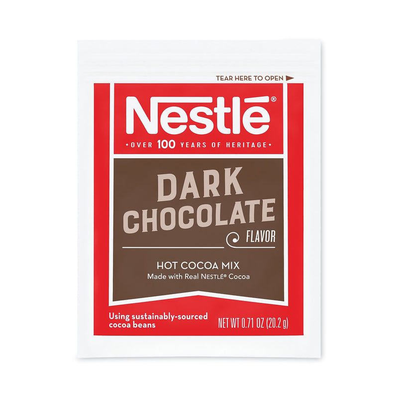 Nestlé Dark Chocolate Hot Cocoa Mix, 0.71 oz., 300/Carton (NES70060CT)
