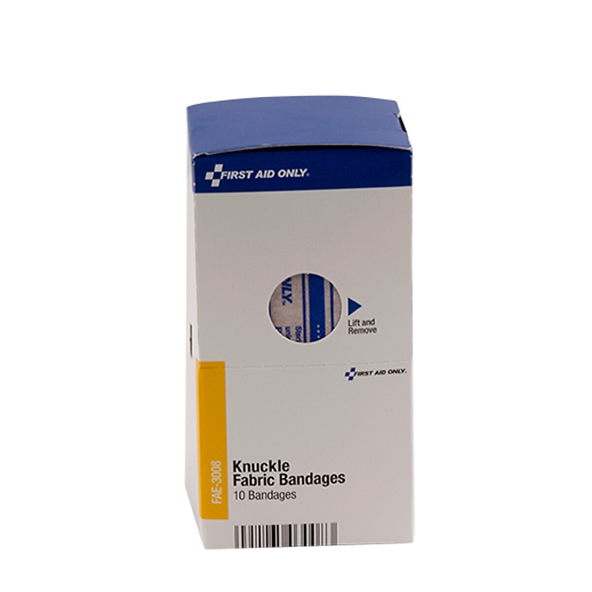 SmartCompliance Knuckle Fabric Bandages, 1.5" x 3", 10/Box (FAE-3008)