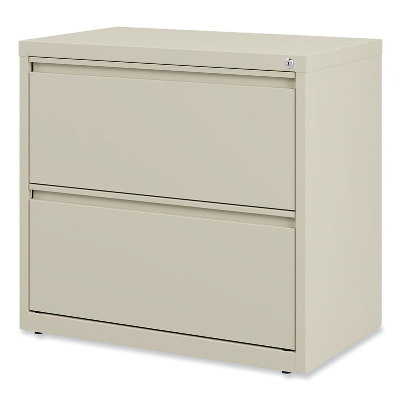 Alera 2-Drawer Lateral File Cabinet, Letter/Legal Size, Lockable, 28"H x 30"W x 18.63"D, Putty (ALEHLF3029PY)