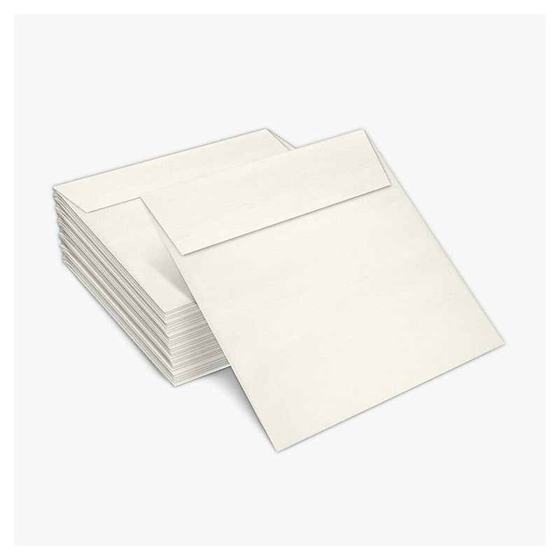 LUX 6 1/2 x 6 1/2 Square Envelopes, 50/Box, Quartz Metallic (8535-08-50)