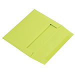 JAM Paper A6 Booklet Envelope 4 3/4" x 6 1/2", Ultra Lime Green, 100/Pack (52610d)