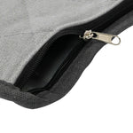 Household Essentials Quilted Table Leaf Storage Bag, Gray/Charcoal (52548-1)