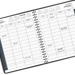 2026 AT-A-GLANCE 8.5" x 11" Calendar Year Daily Appointment Book, Faux Leather Cover, Black, 2/Set (70-212-05-26)
