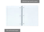 Pukka Pad Basics Subject Notebook, 7.5" x 10.5", College-Ruled, 80 Sheets, White, 3/Pack (9759-BAS)