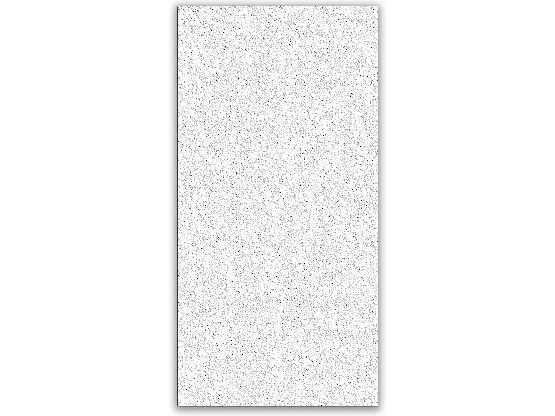 Armstrong RANDOM FISSURED Square Lay-In Edge Perforated Ceiling Tile, 24" x 48", White, 16/Carton (BP2910A)