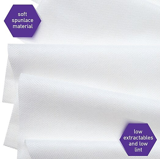 Kimtech Prep Scottpure Critical Task Wipes, Quarterfold, White, 100 Sheets/Pack, 4 Packs/Case (06121)