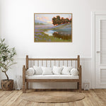 Amanti Art Pastel Lupin by Ed Penniman Framed Canvas Wall Art Print, 42" x 32" (A42677747991)