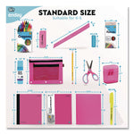 Enday Back to School Supplies Kit for Grades K-5, Pink (1315)