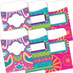 Barker Creek Bohemian Library Library Pockets, 5.125" x 3.5", 60/Set (BC3842)