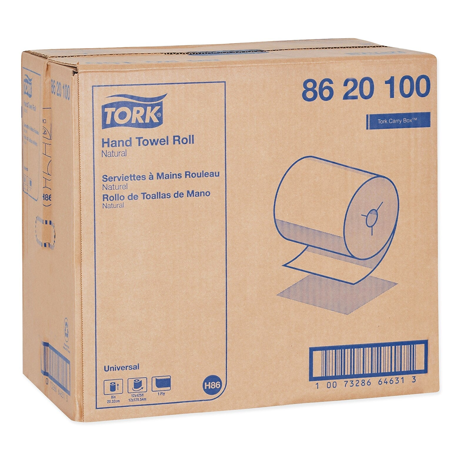 TOWEL,1 PLY,8"X425',NT