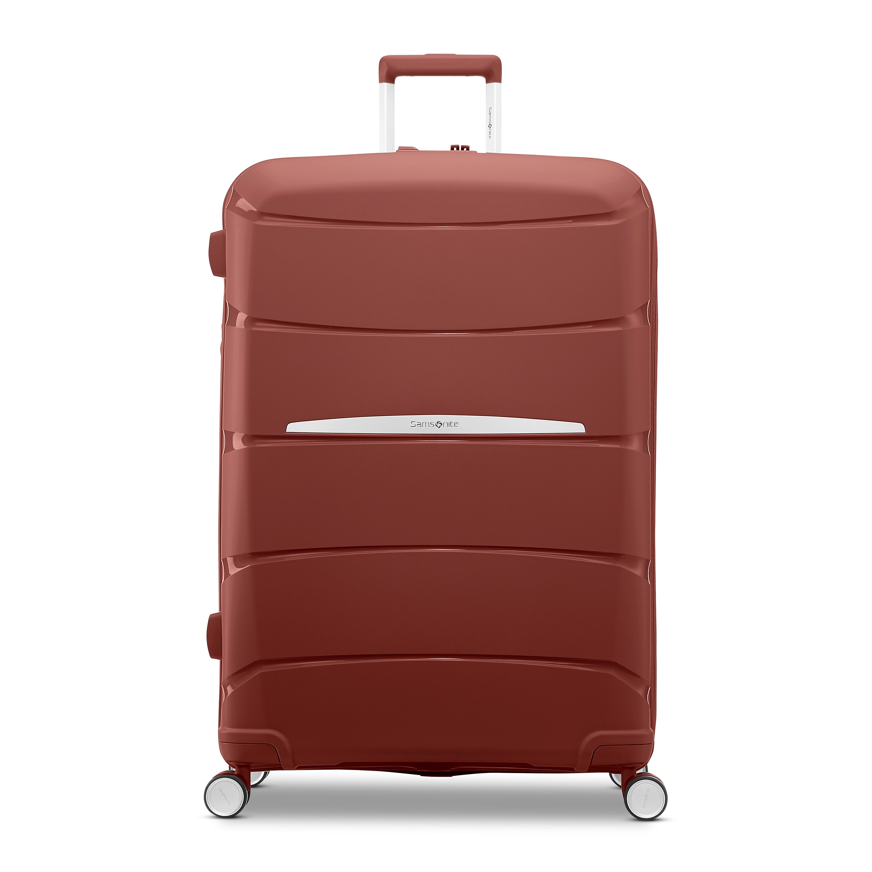 Samsonite Outline Pro 12.5" Hardside Suitcase, 4-Wheeled Spinner, Mars Red (137395-1534)