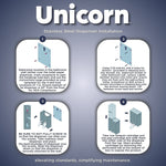 UNICORN Stainless Steel Wall Mounted Tampon & Pad Dispenser