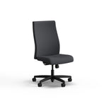HON Ignition 2.0 Armless Vinyl Swivel Task Chair, Black (HIWMUL.Y1.N.H.SX23.AL.SB.T)