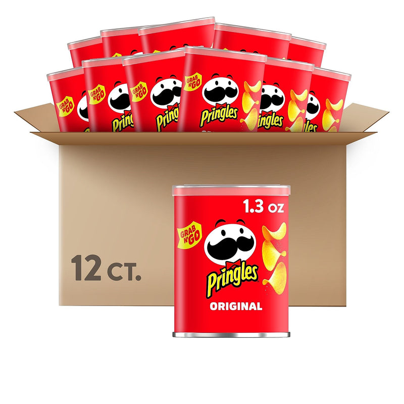 Pringles Grab & Go Original Crisps, 1.3 oz., 12/Box (PRINGLES84555)