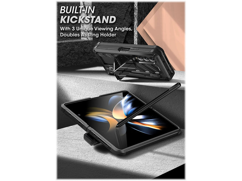 SupCase Unicorn Beetle PRO Black Rugged Case for Samsung Galaxy Z Fold4 (SUP-Galaxy2022-ZFold4-5G-UBPro-SP-Black)