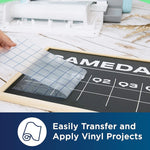 Brother Vinyl Transfer Tape with Grid, 6' Roll (CAVINYLTPG)