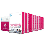 HP 8.5" x 11" Multipurpose Paper, 20 lbs., 96 Brightness, 5000 Sheets/Carton (HPM1120)