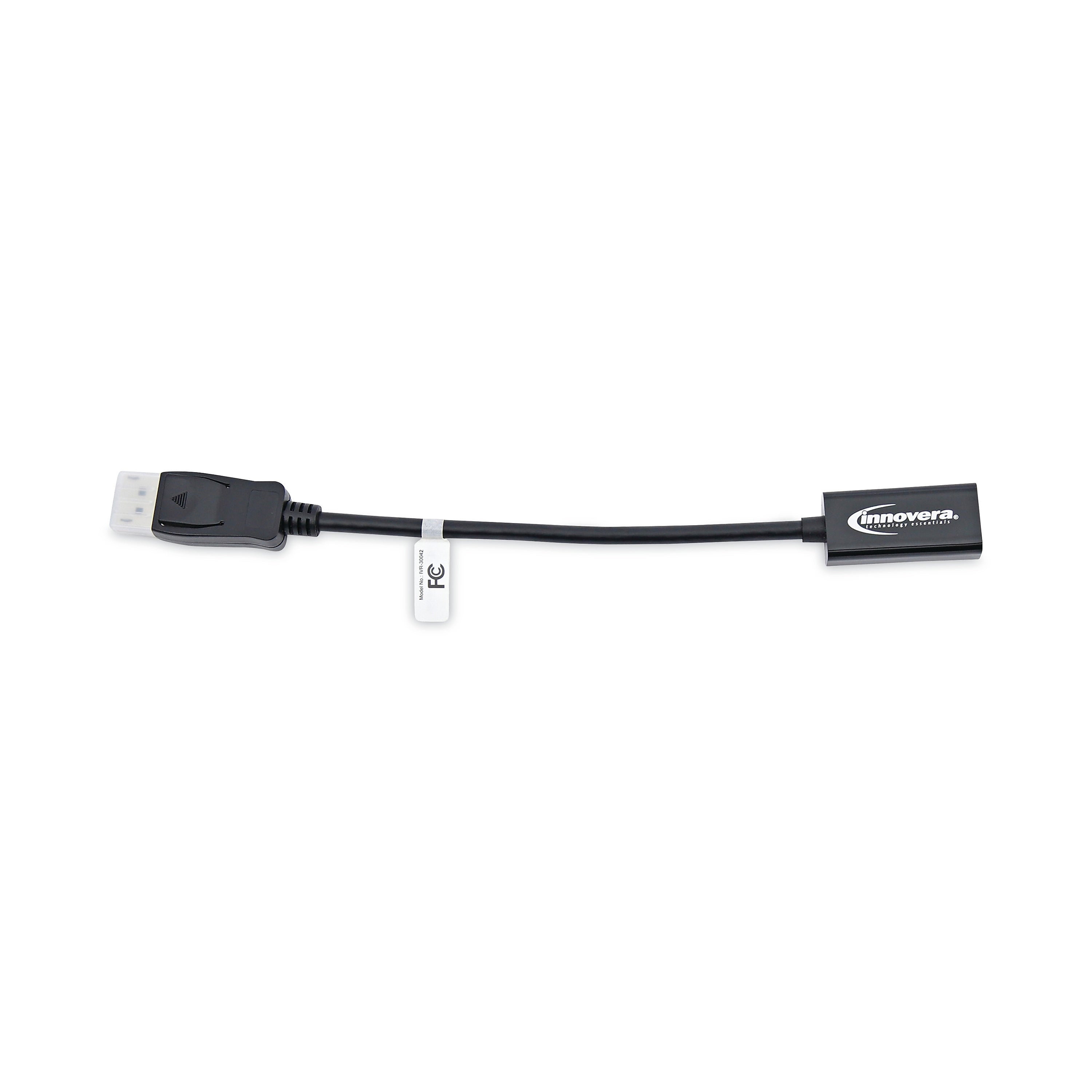 Innovera® Display Port-HDMI Adapter, Display Port; HDMI, 0.65 ft, Black