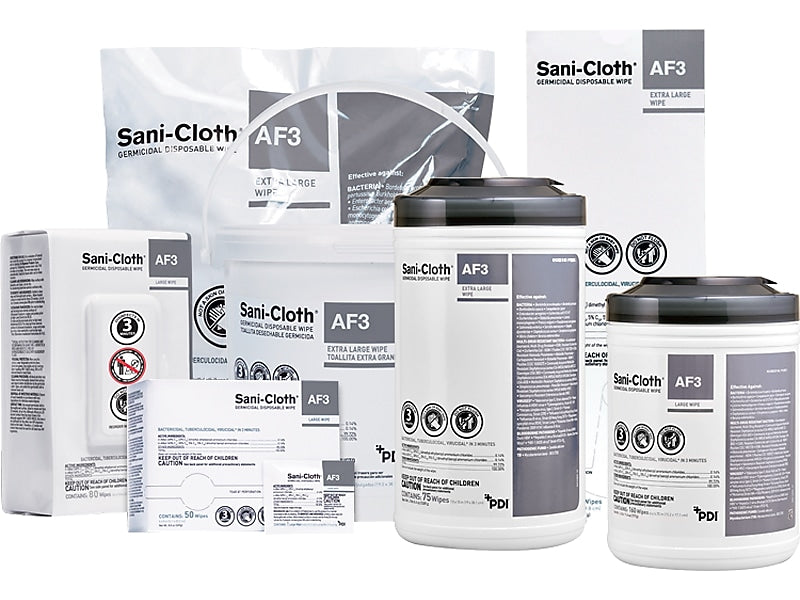 PDI Sani-Cloth AF3 Disinfecting Wipes, 75 Wipes/Container (P72584)