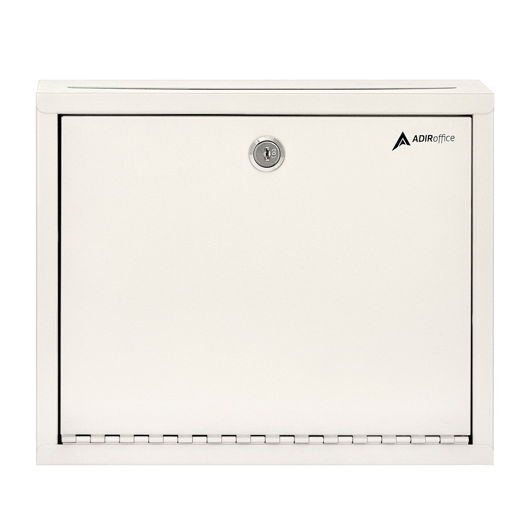 AdirOffice Steel Multipurpose Drop Box Interoffice Mailbox, Large, White (631-03-WHI-PKG)